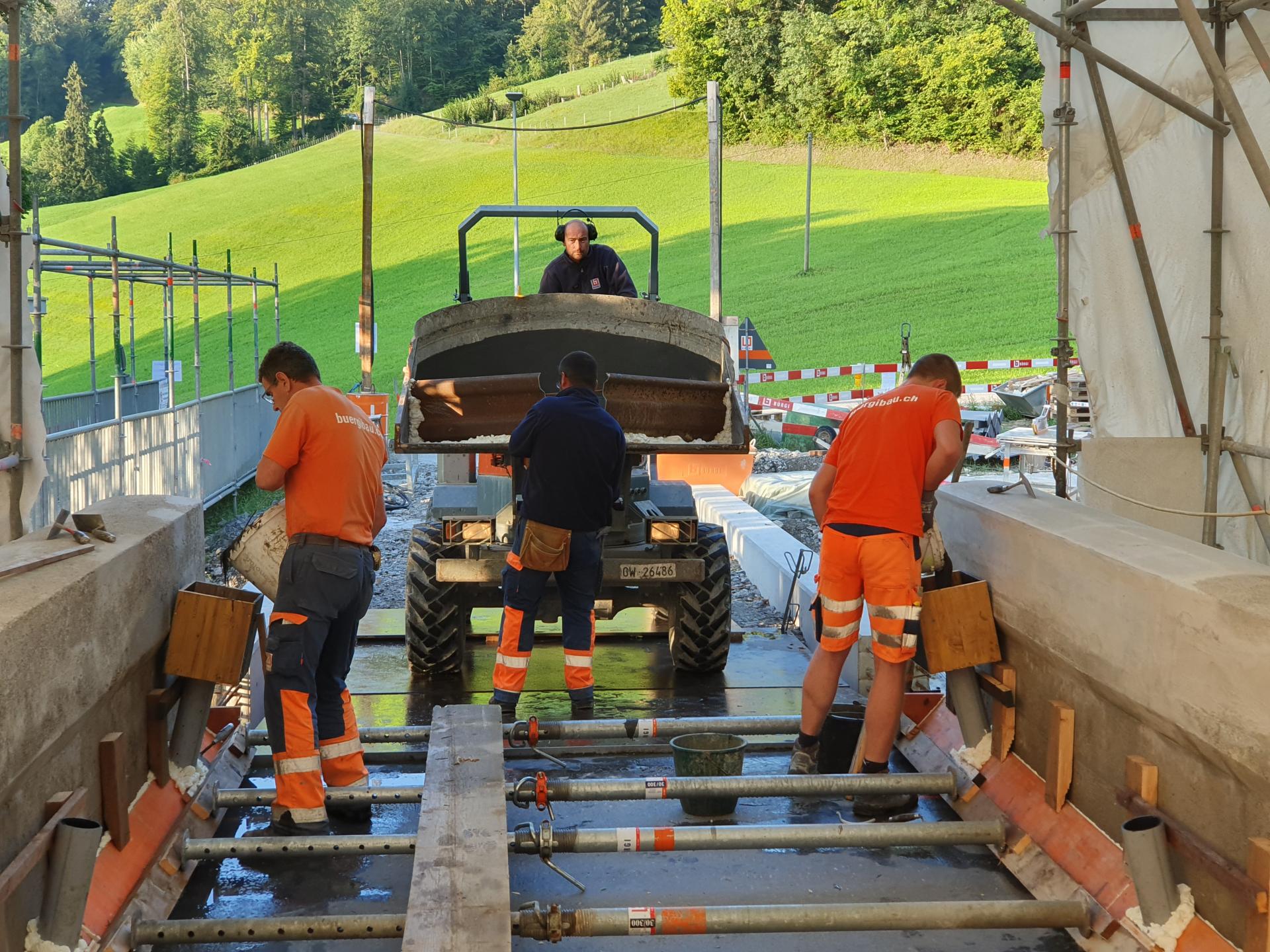 Instandsetzung des Geissfusssteg in Alpnach Dorf