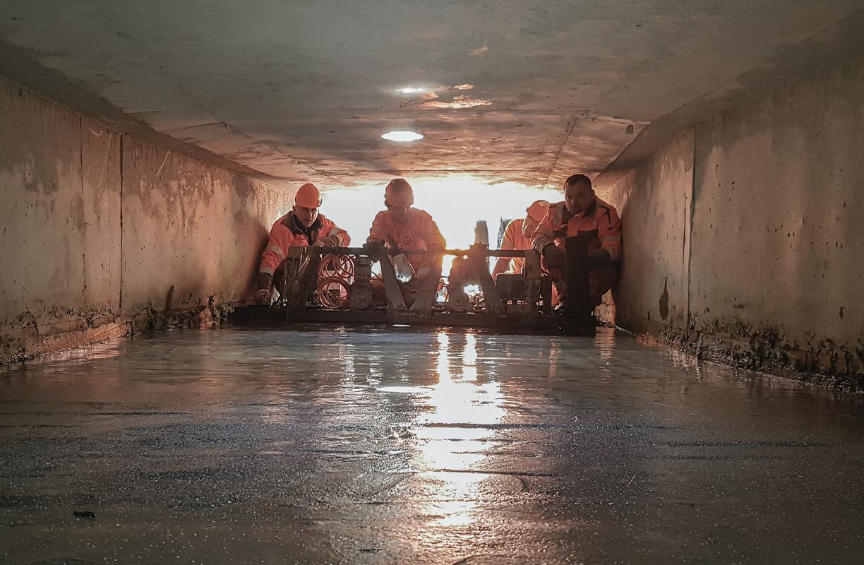 Bauarbeiten am Viaduc de Riddes